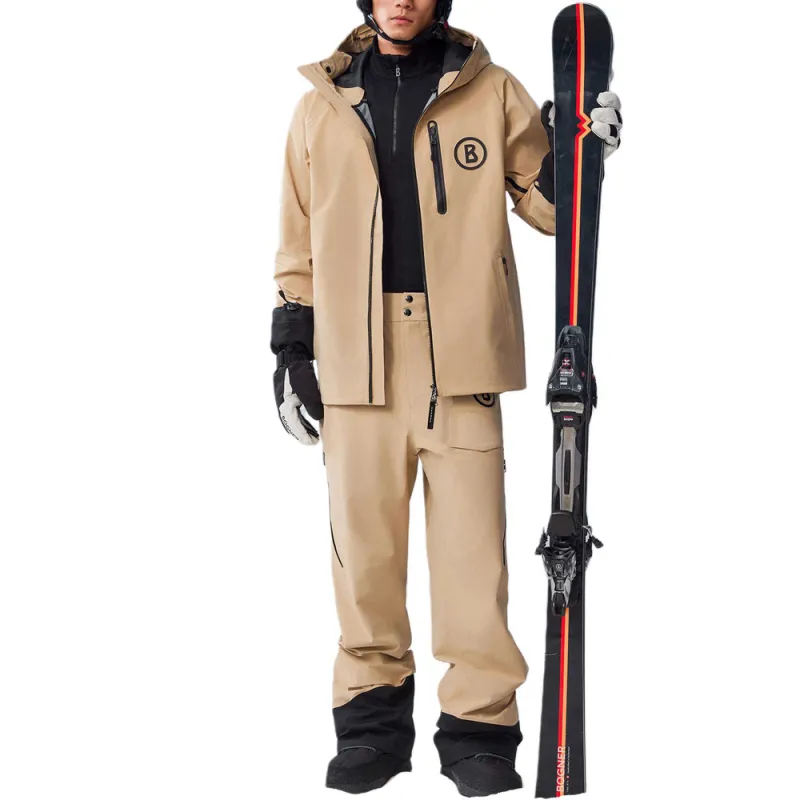 BOGNER FW24 Ski Pants Men's Sand Dune Yellow-1