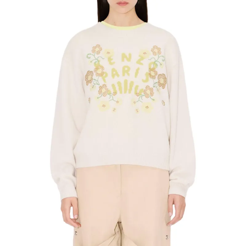 KENZO SS25 Sweater Women's Ecru-2