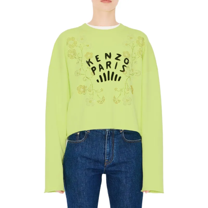 KENZO FW24 Sweatshirt Women's Yellow-2