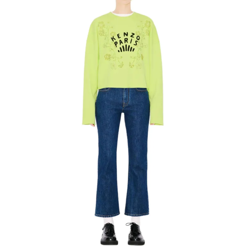 KENZO FW24 Sweatshirt Women's Yellow-3