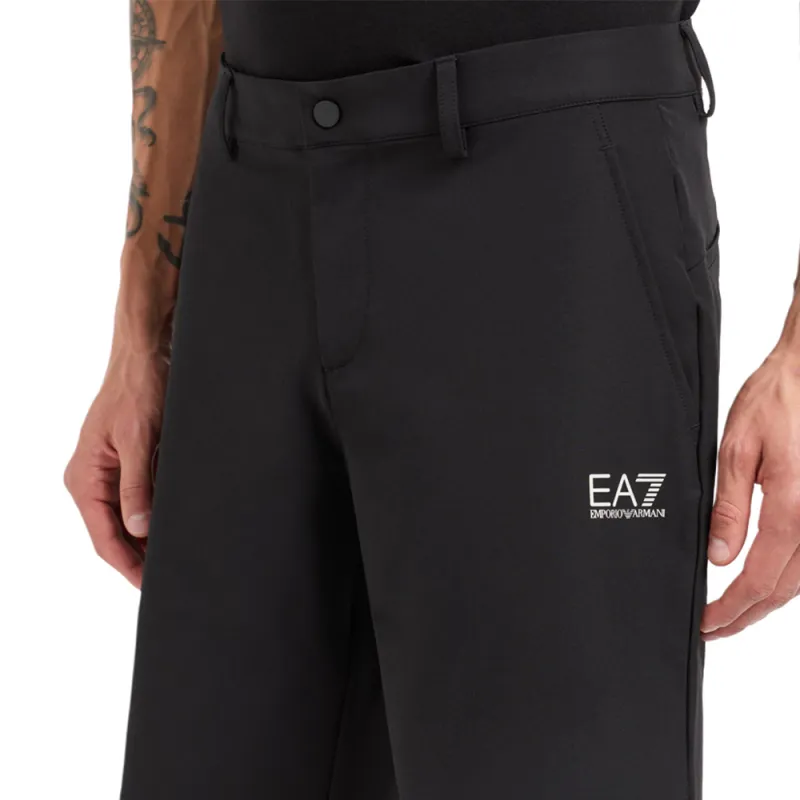 EMPORIO ARMANI EA7 Golf Pro Collection SS25 Casual Shorts Men's Black-4