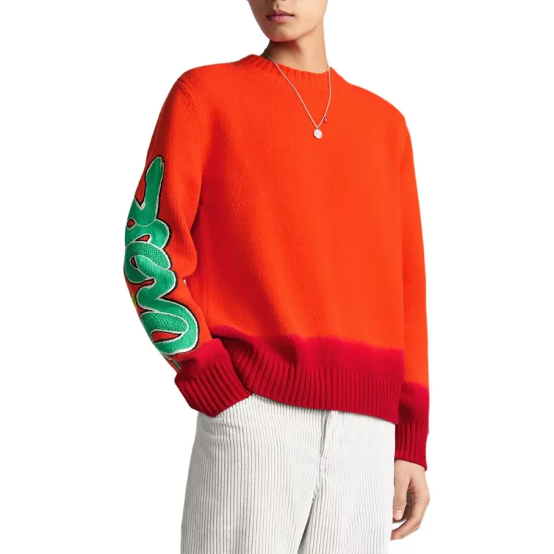 DIOR Dior And Kaws Capsule Collection SS25 Sweater Men's Orange-4