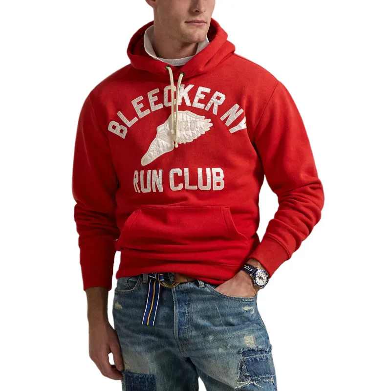 Polo Ralph Lauren Vintage Fleece Bleeker Polo Run Club Hoodie-1