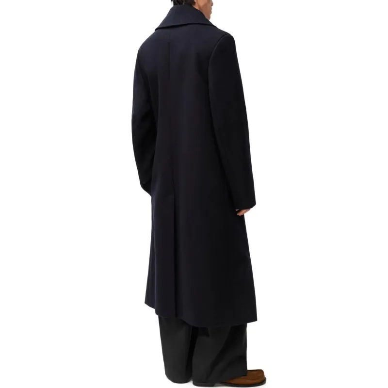 LOEWE SS25 Coat Men's Marine Blue-2