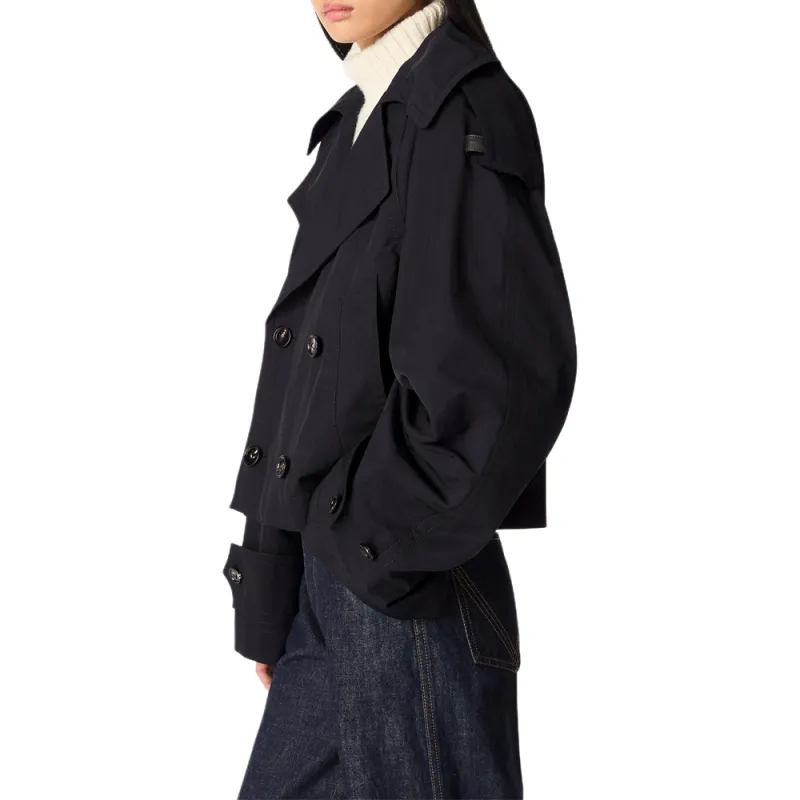 Bottega Veneta SS25 Jackets Coats Women's Midnight Blue-2