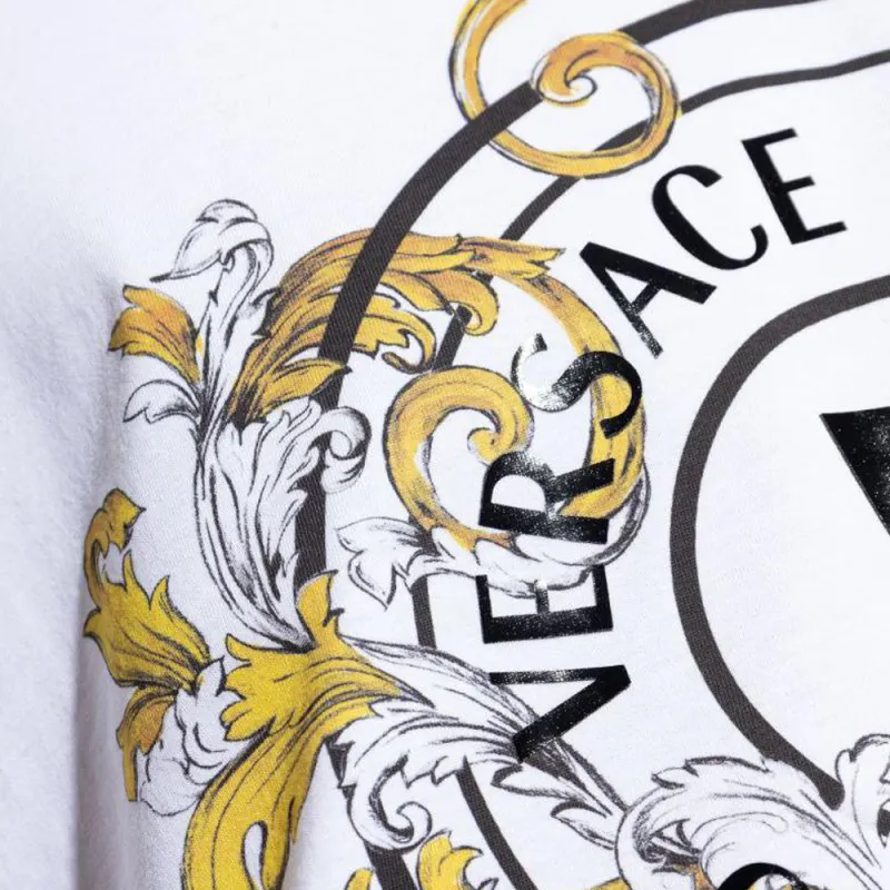 VERSACE JEANS COUTURE Baroque Logo T Shirt-4
