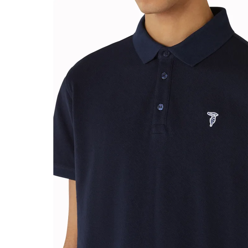 TRUSSARDI Polo Shirts Men Black-4