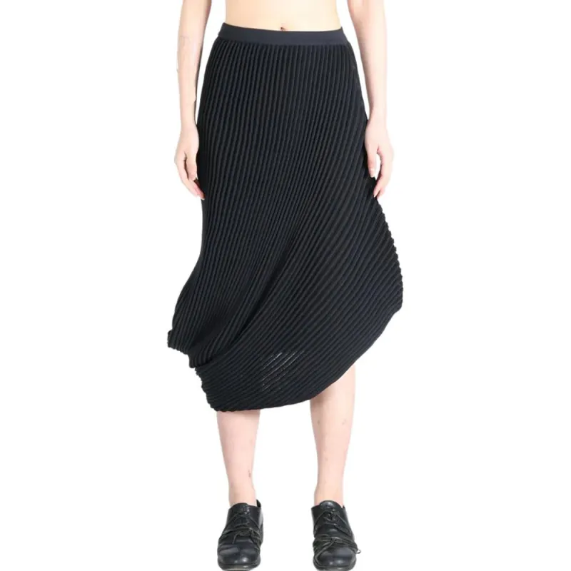 ISSEY MIYAKE Stream Skirt 'Black'-1