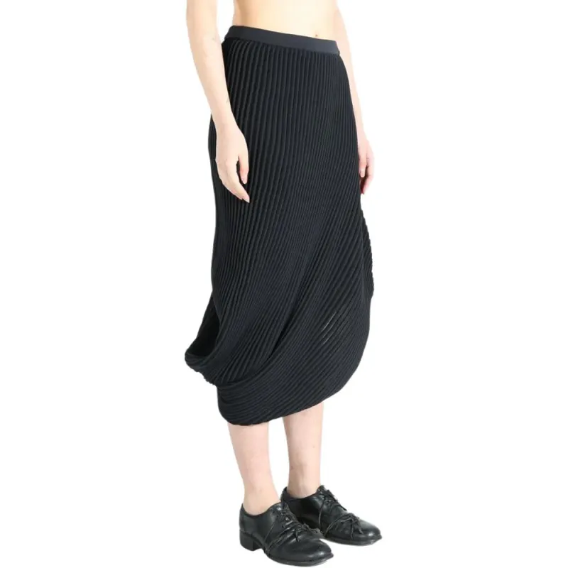 ISSEY MIYAKE Stream Skirt 'Black'-3