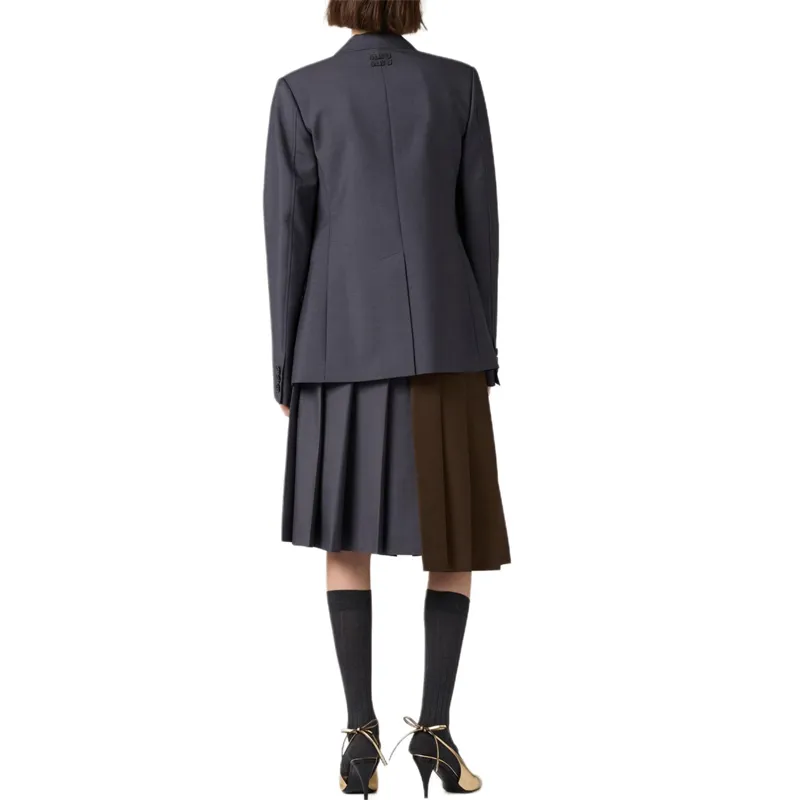 MIU MIU Pleated Skirt-2
