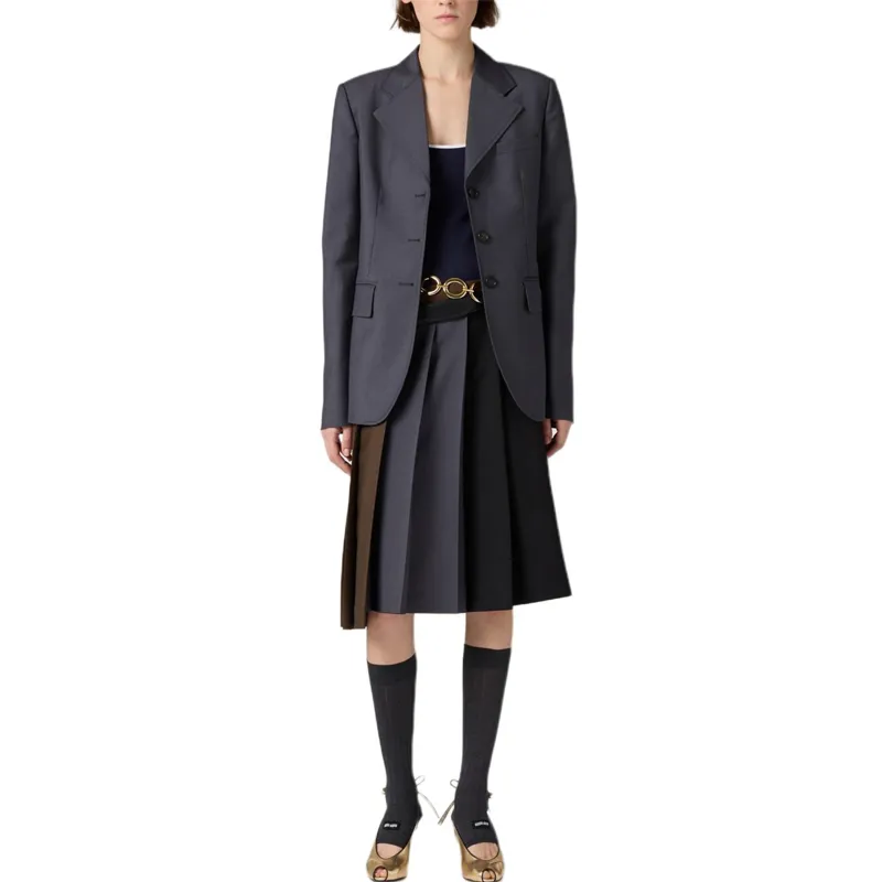 MIU MIU Pleated Skirt-1