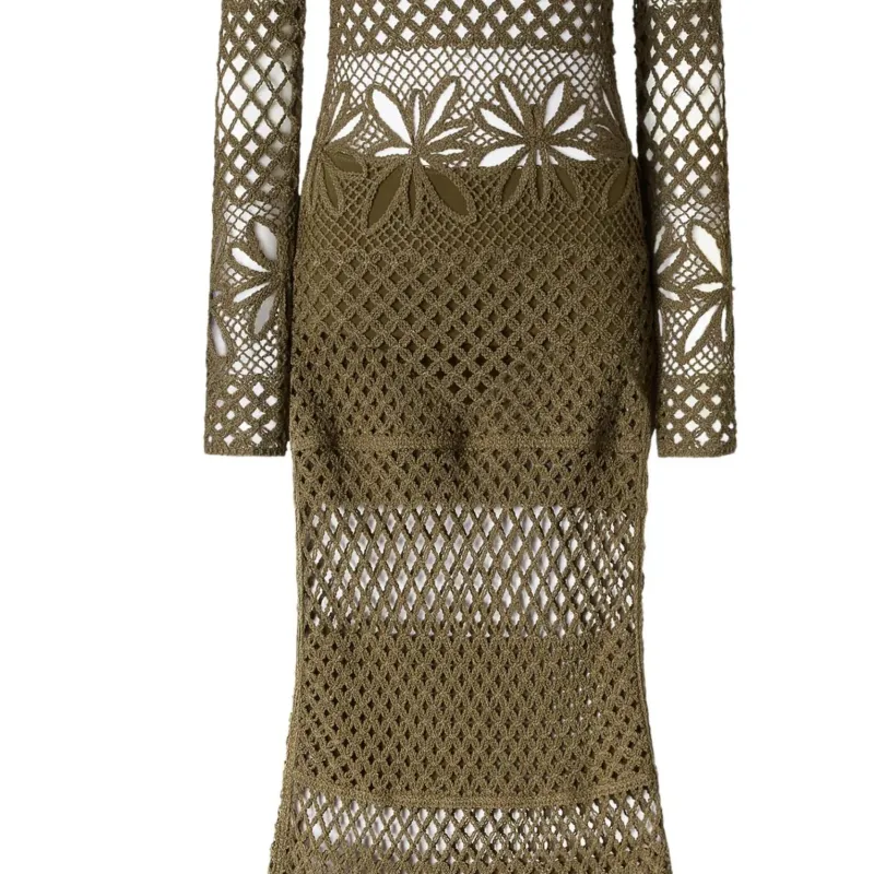 PINKO Tricot Maxi Dress-2