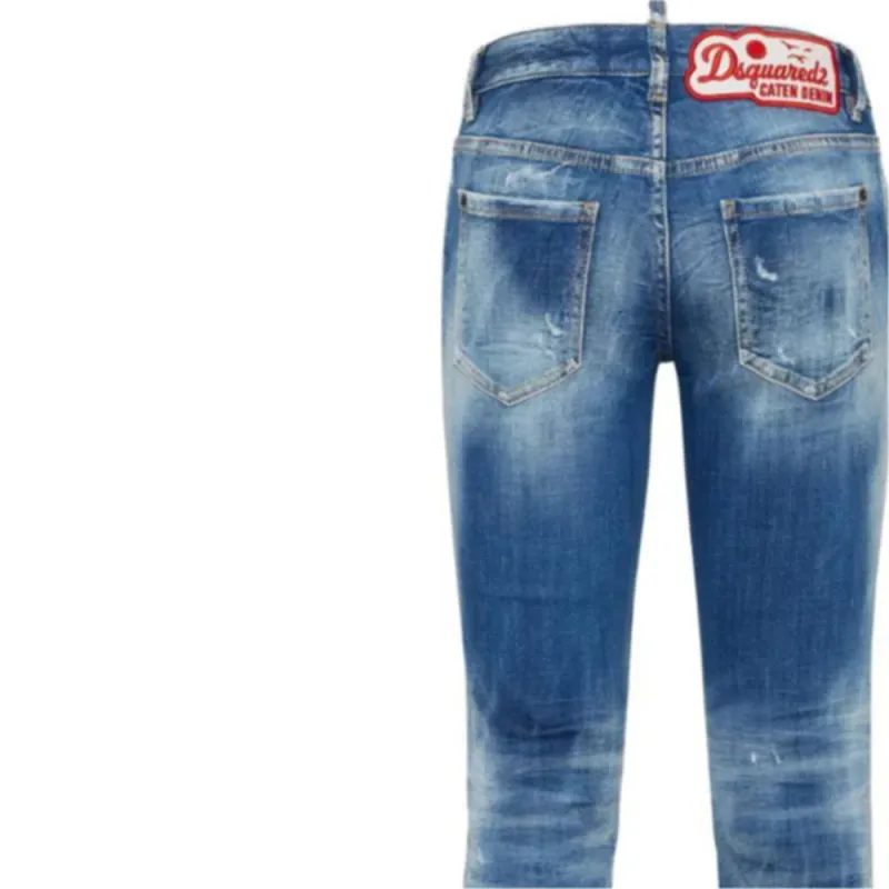 DSQUARED 2 Distressed Medium Waist Jennifer Jeans-2