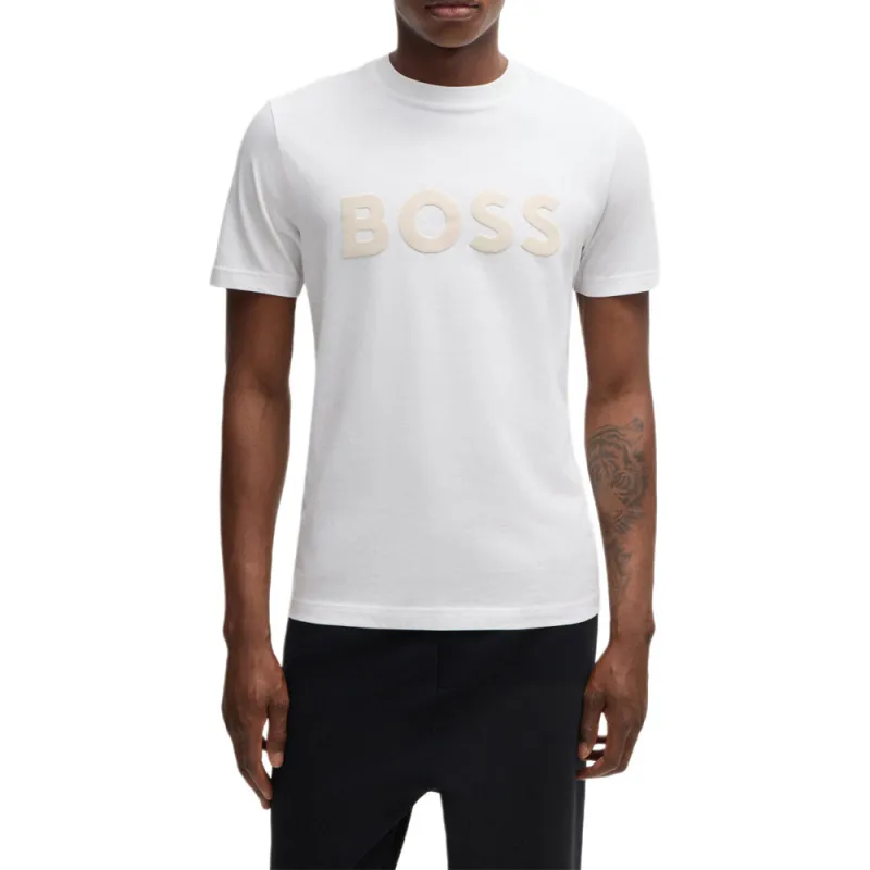 HUGO BOSS Logo print T shirt-1