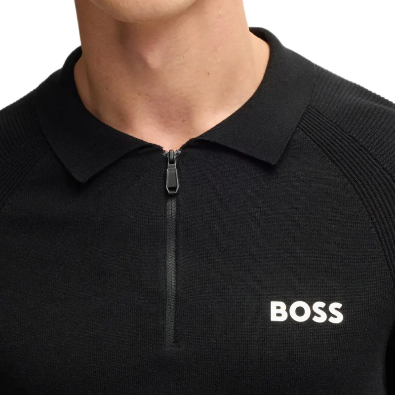 HUGO BOSS Polo Shirt Men's Black-4