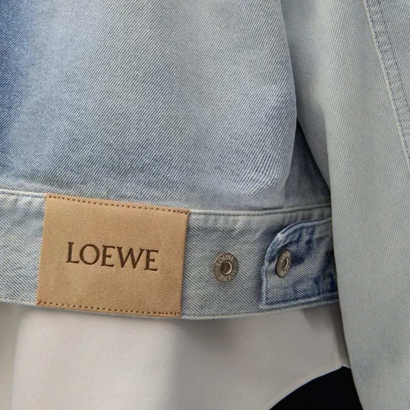 LOEWE Two Toned Button Up Jacket-6