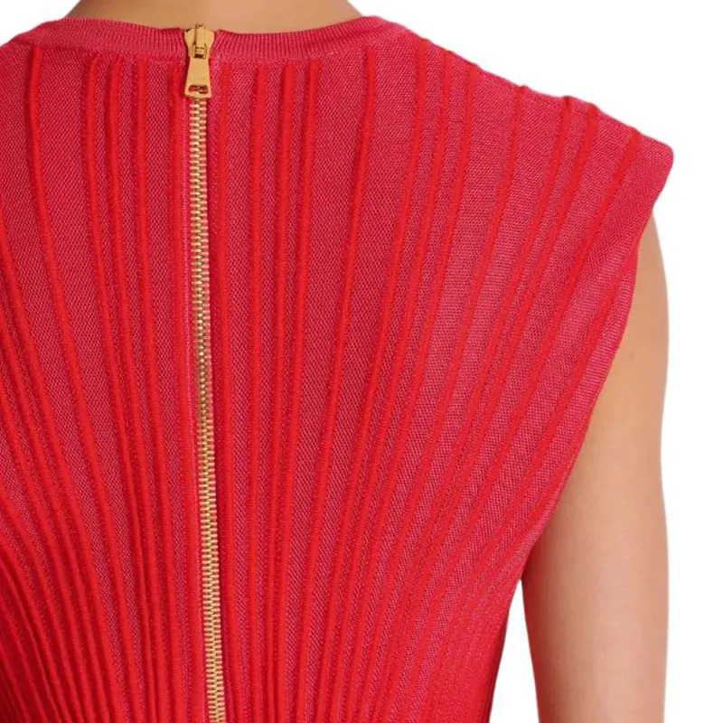 BALMAIN Raised seam Mini Dress-6