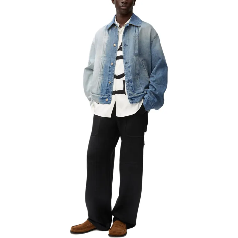 LOEWE Two Toned Button Up Jacket-3