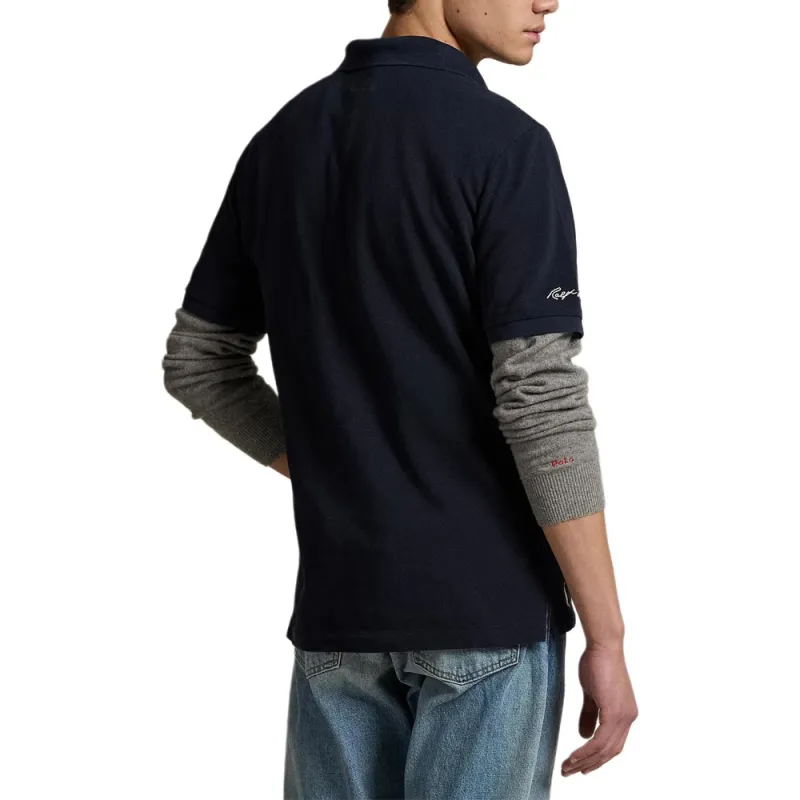 Polo Ralph Lauren x New York Yankees Polo Shirt Unisex Marine Blue-2