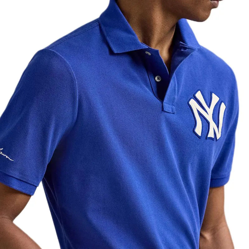 Polo Ralph Lauren x New York Yankees Polo Shirt Men's Blue-4