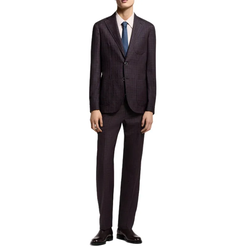 LOUIS VUITTON Casual Pants Men's Burgundy-3