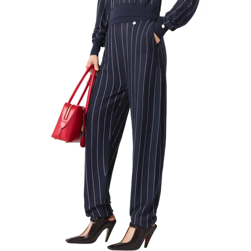 Stella McCartney Pinstripe pattern Track Pants-1