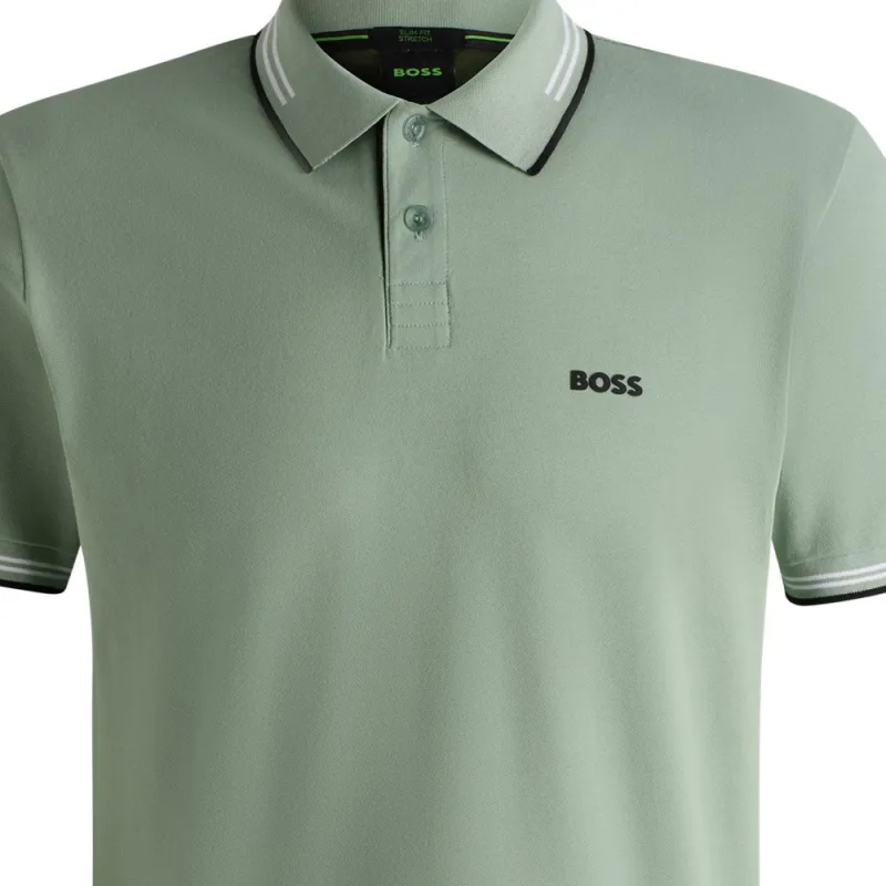 HUGO BOSS Polo Shirt Men's Light Green-1