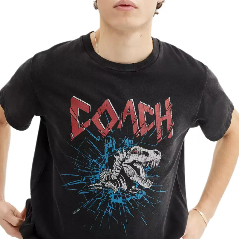 COACH T Shirts Unisex Black-5