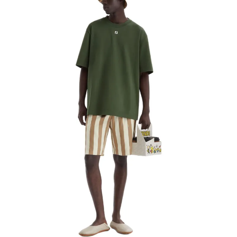FENDI Casual Shorts Men's Beige-2