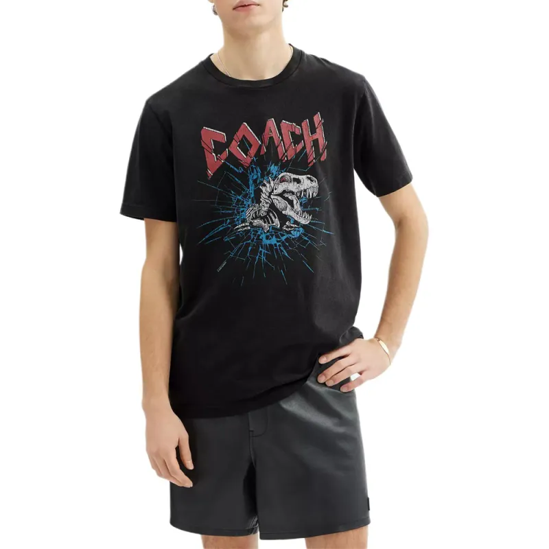 COACH T Shirts Unisex Black-1