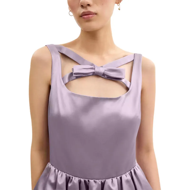 COACH Sleeveless Dress Women's Purple-3