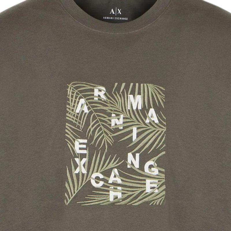 ARMANI EXCHANGEAE T Shirt Men's Dark Green-1