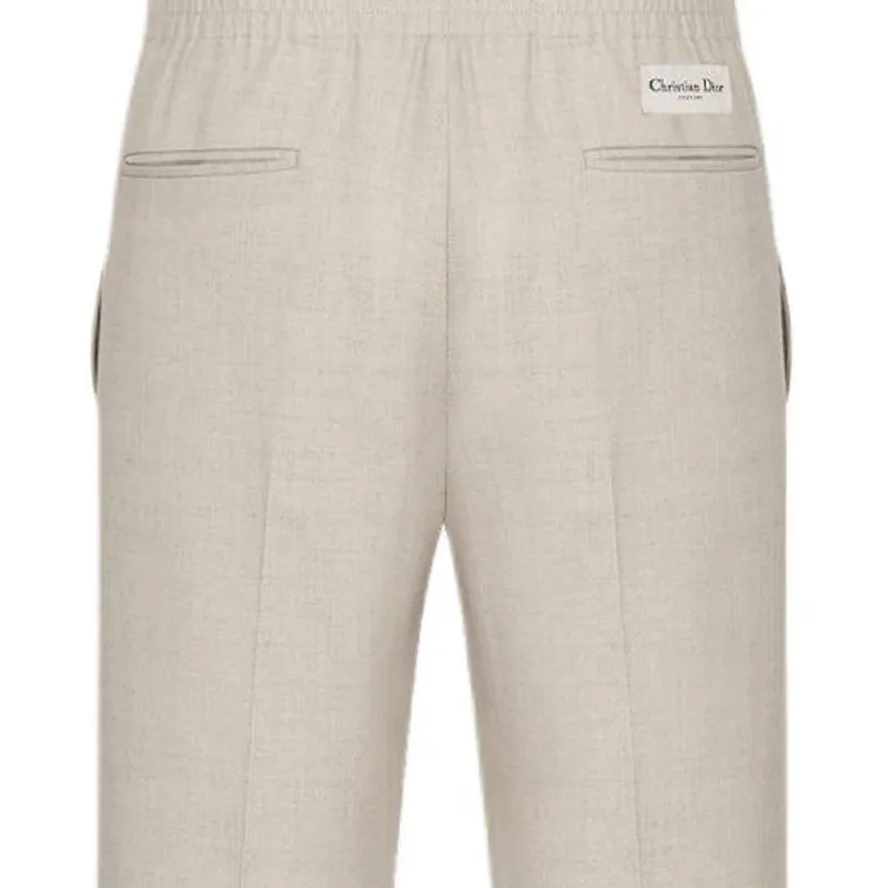 DIOR SS25 Summer Men's Clothing Collection Casual Pants Men's Gray-2