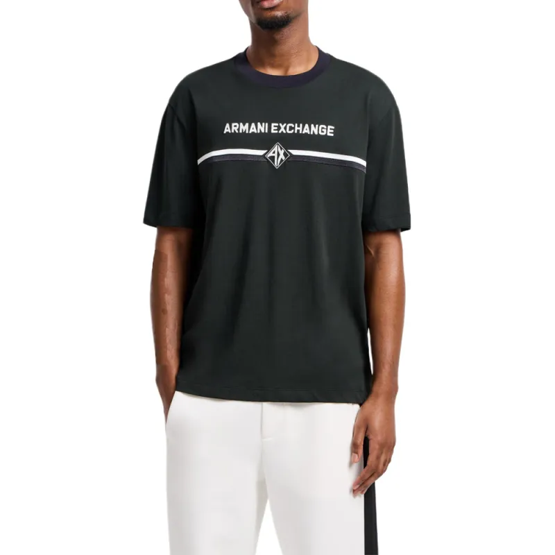 ARMANI EXCHANGEAE T Shirt Men's Dark Green-1
