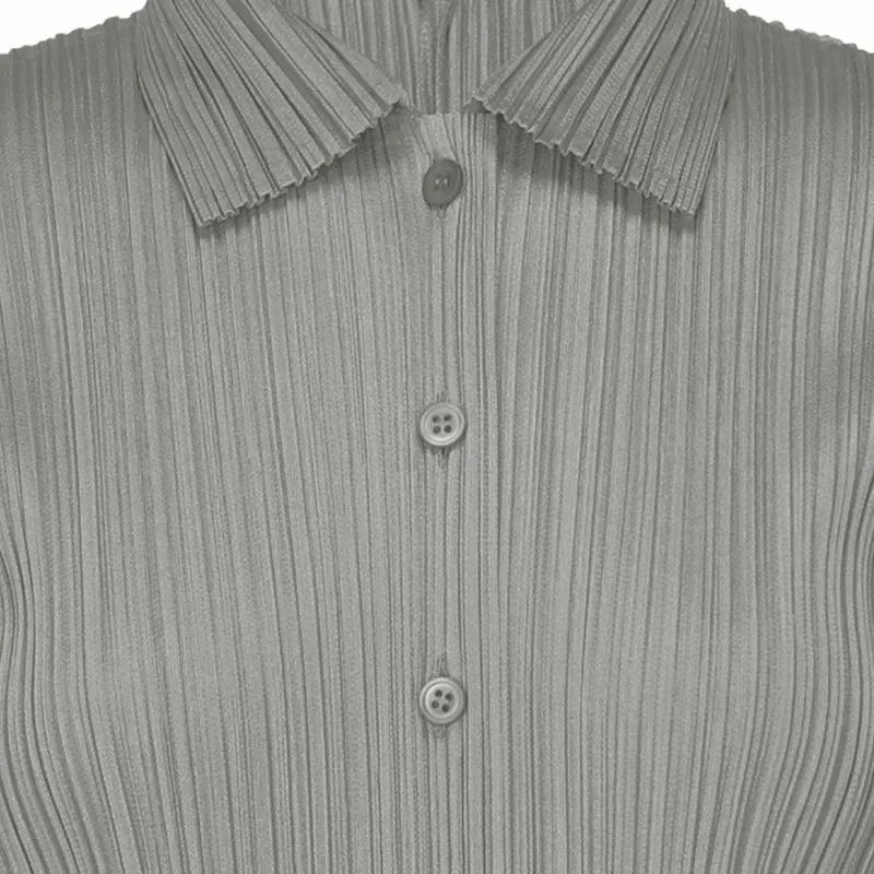 PLEATS PLEASE ISSEY MIYAKE Shirt Women's Gray-3