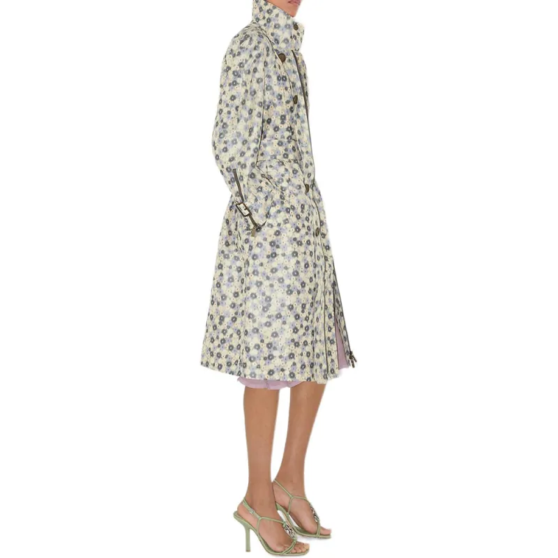 Burberry SS25 Coat Women's Beige Yellow-4