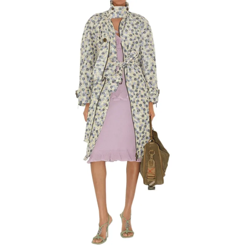 Burberry SS25 Coat Women's Beige Yellow-2
