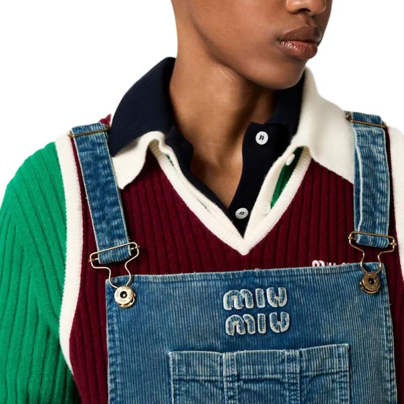 MIU MIU Overalls Women's Blue-5
