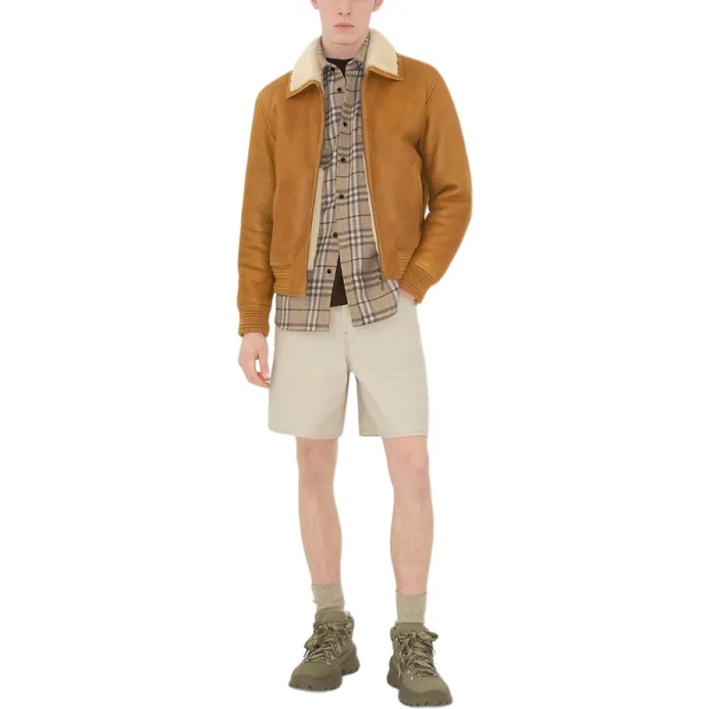 Burberry SS25 Denim Shorts Men's Khaki-1
