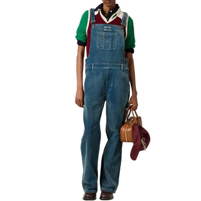 MIU MIU Overalls Women's Blue-1