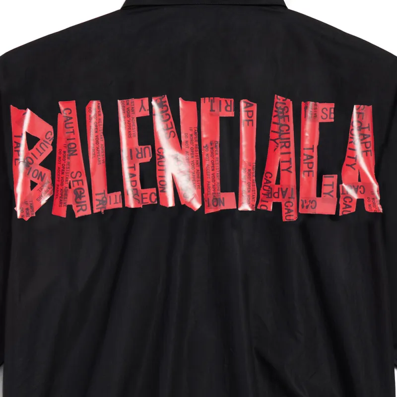 Balenciaga Shirt Loose Fit Men's Black-6