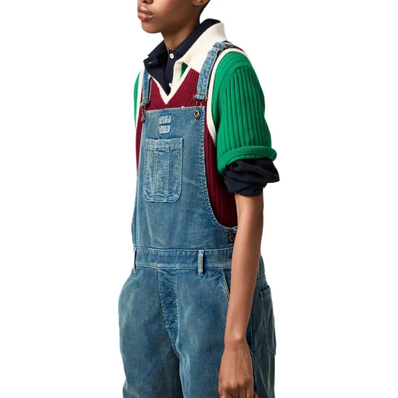 MIU MIU Overalls Women's Blue-3