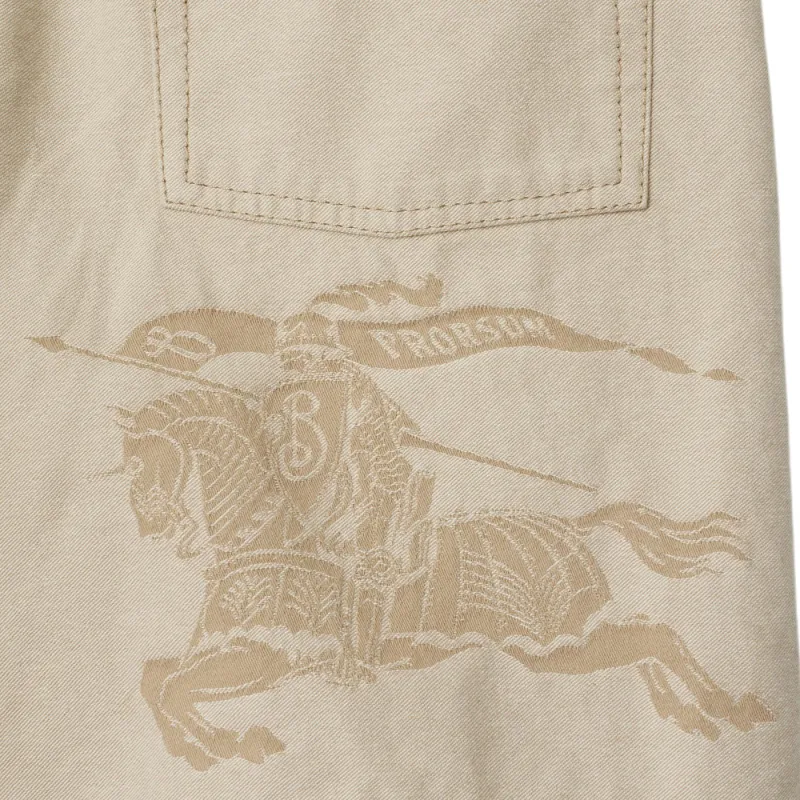 Burberry SS25 Denim Shorts Men's Khaki-2