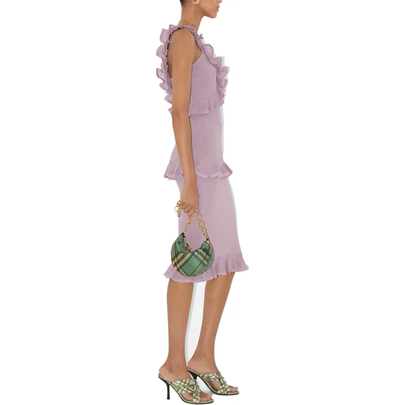 Burberry SS25 Sleeveless Dress Women's Purple-3