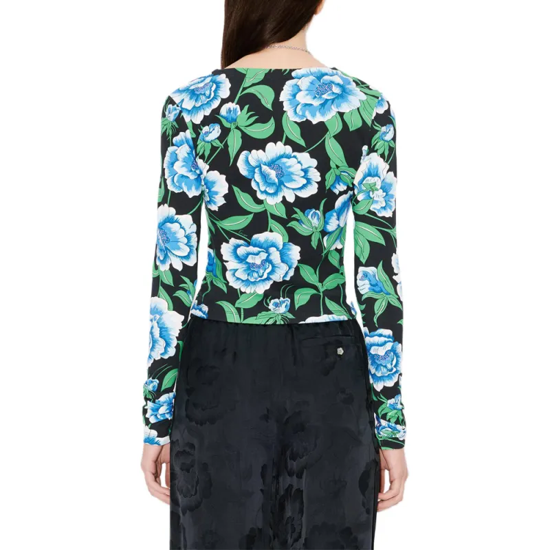 KENZO Floral Printed V Neck Cardigan-3