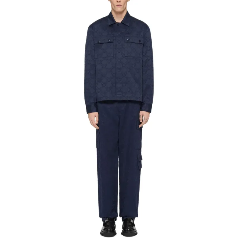 Givenchy SS25 Cargo Pants Men's Marine Blue-1
