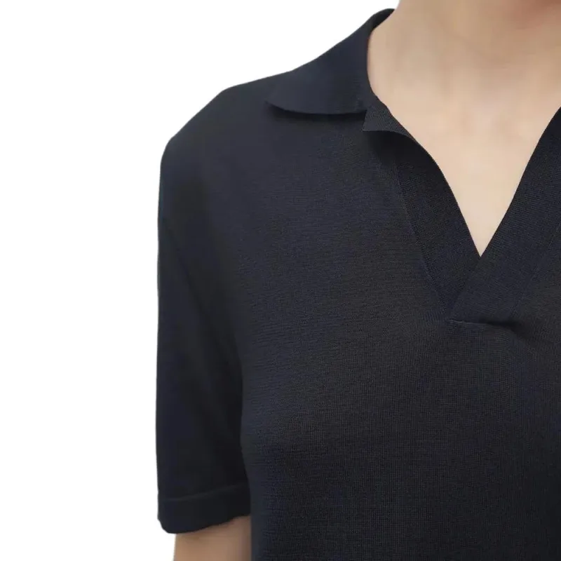 THE ROW Juliana Polo Shirt-5
