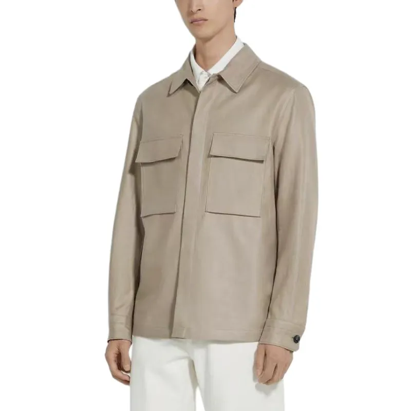 Ermenegildo Zegna Oasi Lino Overshirt-1
