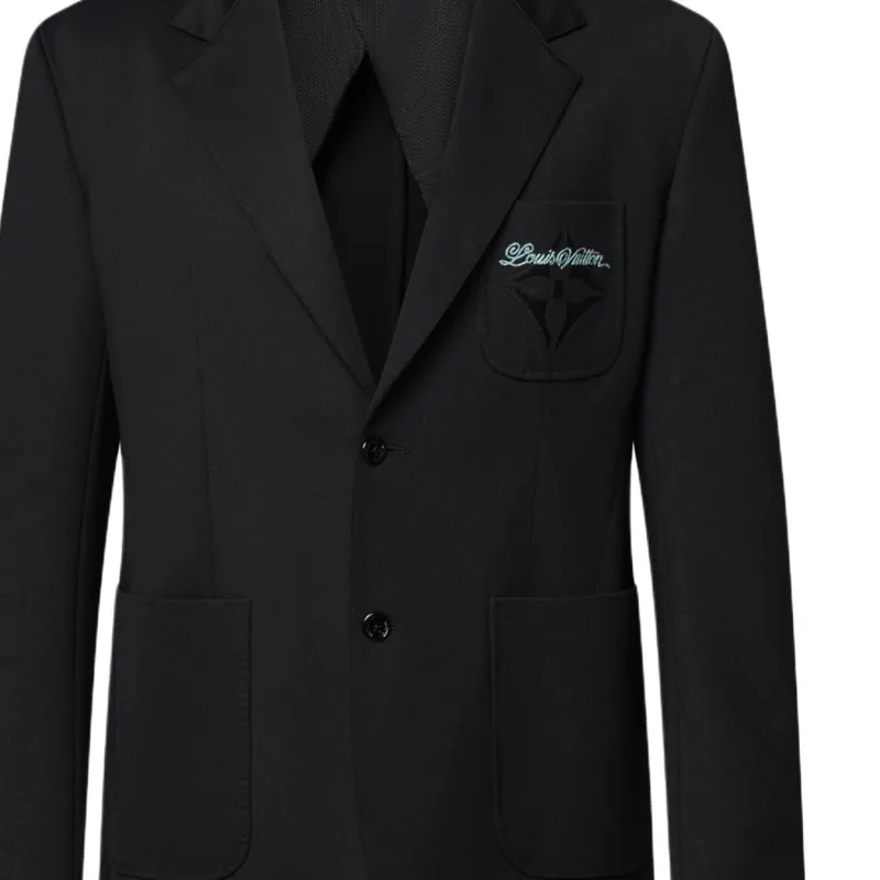 LOUIS VUITTON SS25 Spring Men's Collection Business Suits Coats Men's Black-5