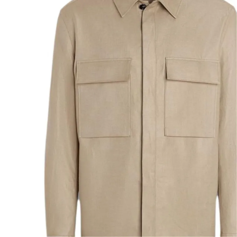 Ermenegildo Zegna Oasi Lino Overshirt-3